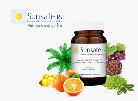 Viên uống chống nắng Sunsafe Rx - Phương pháp chống nắng tiện lợi
