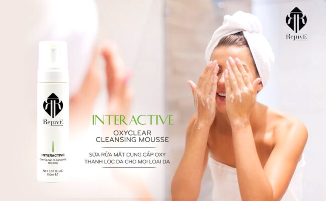 Rejuve Interactive Oxyclear Cleansing Mousse